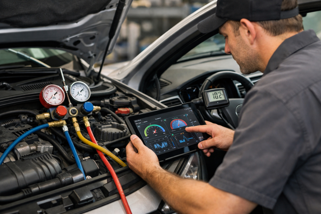 Diagnóstico Completo do Ar-Condicionado Automotivo: Identificando Falhas